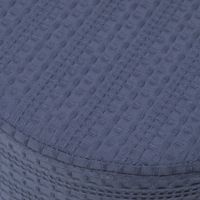 ファブリックスツール（ワッフル） ブルー LAKOLE/ラコレ