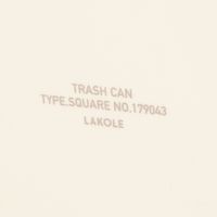 ワンタッチダストボックス(S) アイボリー LAKOLE/ラコレ