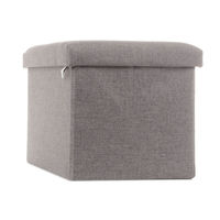 ストレージスツール（モノクロ）(W48cm) グレー LAKOLE/ラコレ