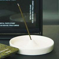 陶器お香立て アイボリー LAKOLE/ラコレ