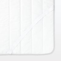 無印良品 木の実から作ったカポック混二重ガーゼ 敷パッド Ｄ １４０×２００ｃｍ グレー 良品計画