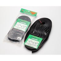 エスコ 25x2.0mmx 20m 平ゴムロープ(ストレート) EA628WL-52 1セット(3袋)（直送品）