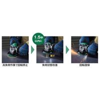 エスコ 125mm/36.0V ディスクグラインダー(充電式) EA809BX-10A 1台（直送品）