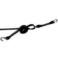 エスコ 25mmx3m/45kg 荷締ストラップ(ステンレス/カム式/フック) EA982BA-173 1セット(2個)（直送品）