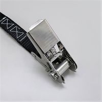 エスコ 25mmx9m/199kg ベルト荷締機(ラチェット式) EA982BB-69 1セット(2個)（直送品）