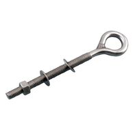 エスコ M10x 88mm ロングアイボルト(ステンレス製) EA638SV-68 1セット(6個)（直送品）