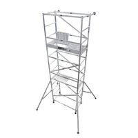 エスコ 4.63m 高所作業台(アウトリガー付/アルミ合金製) EA905PA-12 1式（直送品）