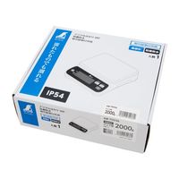 エスコ 2000g(1.0g) 防水・防塵デジタルはかり EA715SF-2 1台（直送品）