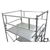 エスコ 4.54m 移動式高所作業台(アルミ合金製) EA905PB-2 1式（直送品）