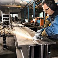 エスコ 180mm/1400W ディスクグラインダー EA809DW-1 1台（直送品）