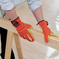 トラスコ中山 TRUSCO 耐切創手袋 防災レスキュー仕様LL オレンジ TRF120A-LL-OR 1双 631-9218（直送品）