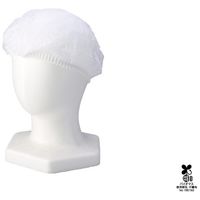 橋本クロス 橋本 モブキャップeco ホワイト フリーサイズ 100個入 HCMCB1000W 1袋(100個) 612-3876（直送品）