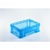 DIC エコシリーズF型コンテナFー17 外寸:W424×D291×H197.5 クリアブルー F-17 ECO CBL 1個（直送品）