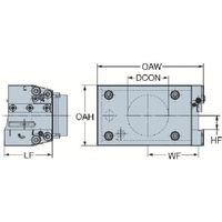 サンドビック SANDVIK ブレードアダプタ(550) APBL-MZ68B-25-HP 1個 825-1491（直送品）