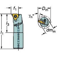 サンドビック SANDVIK ねじ切りホルダ(480) 266LKF-20-22-R 1本 559-9181（直送品）