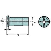サンドビック SANDVIK 丸シャンクバイト用イージーフィックススリーブ(480) 132L-2205050-B 1個 558-9614（直送品）