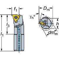 サンドビック SANDVIK サークリップ溝入れホルダ(480) 254LKF-20-22 1本 559-7498（直送品）