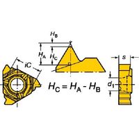 SANDVIK コロスレッド266 ねじ切り加工用チップ(330) 1125 266RL-16PT01A280E 1セット(10個)（直送品）