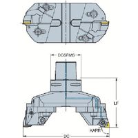 サンドビック SANDVIK コロボア820XL(530) 820-200CN19-C8 1個 825-0685（直送品）