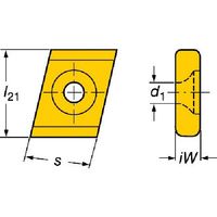 サンドビック SANDVIK オート Tラインチップ(170) 3020 CDE 322 R02 1セット(10個) 623-0472（直送品）