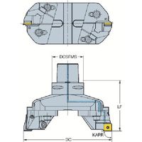 サンドビック SANDVIK コロボア820XL(530) 820-300SP18-C8 1個 825-0695（直送品）