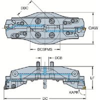 サンドビック SANDVIK コロボア820XL(530) 820-540TC22 1個 825-0714（直送品）