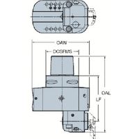 サンドビック SANDVIK コロボア825 アダプタ(530) 825-150SL32-C6 1個 825-0804（直送品）