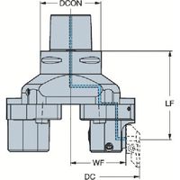 サンドビック SANDVIK コロボア825SL(530) 825-265SL32-C8 1個 611-7015（直送品）