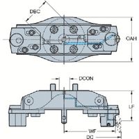 サンドビック SANDVIK コロボア825SL(530) 825-555SL32 1個 611-7082（直送品）