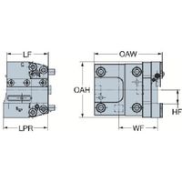 サンドビック SANDVIK ブレードアダプタ(550) APBL-BT45A-21-HP 1個 825-1483（直送品）