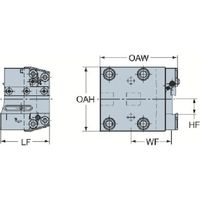 サンドビック SANDVIK ブレードアダプタ(550) APBL-DO-A-25-HP 1個 825-1486（直送品）