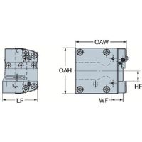 サンドビック SANDVIK ブレードアダプタ(550) APBR-MZ-B-25-HP 1個 825-1542（直送品）