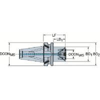 サンドビック SANDVIK コロミルQDアダプタ(540) B40-X32-063-080 1個 825-1565（直送品）