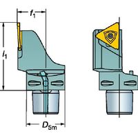 SANDVIK コロマントキャプト コロカット1・2用カッティングユニット(410) C3-RF123D15-22050B 1個（直送品）