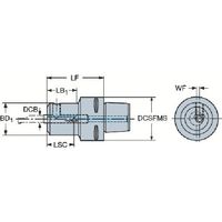 サンドビック SANDVIK コロターンXS コロマントキャプトアダプタ(410) C4-CXS-47-10 1個 825-1217（直送品）
