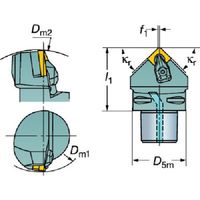 SANDVIK コロマントキャプト セラミックチップ用カッティングヘッド(410) C5-CSDNN-00060-12-4 1個（直送品）