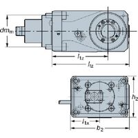 サンドビック SANDVIK コロマントキャプト 機械対応型回転工具ホルダ(550) C5-DNI-BT75A-E 1個 567-6070（直送品）