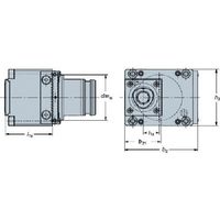 サンドビック SANDVIK コロマントキャプト 手動クランプホルダ(550) C5-LCE80-028082 1個 567-6801（直送品）