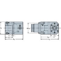 サンドビック SANDVIK コロマントキャプト 手動クランプホルダ(550) C5-RCI80-000110 1個 567-8498（直送品）