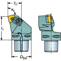 SANDVIK コロマントキャプト セラミックチップ用カッティングヘッド(410) C6-CSKNL-45065-12-4 1個（直送品）