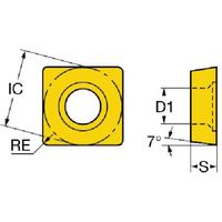 サンドビック SANDVIK コロターン107 旋削用ポジチップ(120) 1115 SCMT 09 T3 08-SMC 1セット(10個)（直送品）