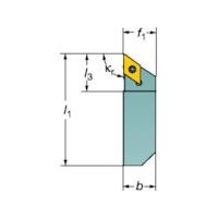 サンドビック SANDVIK コロターン107 小型旋盤用シャンクバイト(210) SDJCL 1010K 07-S 1本 578-3062（直送品）