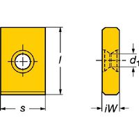 サンドビック SANDVIK オート Tーラインチップ(170) 3040 LNE 323-04 1セット(10個) 623-1955（直送品）