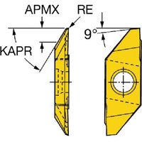 サンドビック SANDVIK コロカットXS 旋削加工用チップ(325) 1105 MABL 3 005 1セット(5個) 571-7027（直送品）