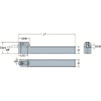 サンドビック SANDVIK 角シャンク コロターンXSアダプタ(425) CXS-2525-10FN 1本 825-1303（直送品）