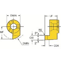 サンドビック SANDVIK コロカットMB 端面溝入れ加工用超硬ヘッド(325) 1025 MB-11FA400-02-16L 1個（直送品）
