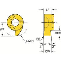サンドビック SANDVIK コロカットMB 溝入れ用超硬ヘッド(325) 1025 MB-11G150-02-20L 1セット(10個)（直送品）