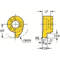 サンドビック SANDVIK コロカットMB 倣い加工用超硬ヘッド(325) 1025 MB-11R318-16-18L 1セット(10個)（直送品）