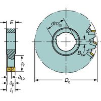 サンドビック SANDVIK コロミル331サイドカッター(450) N331.32-127S40FMQ 1台 572-8525（直送品）