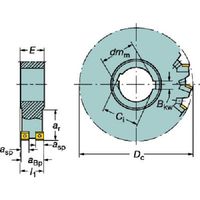 サンドビック SANDVIK コロミル331サイドカッター N331.52-250S50MM 1台 573-0261（直送品）